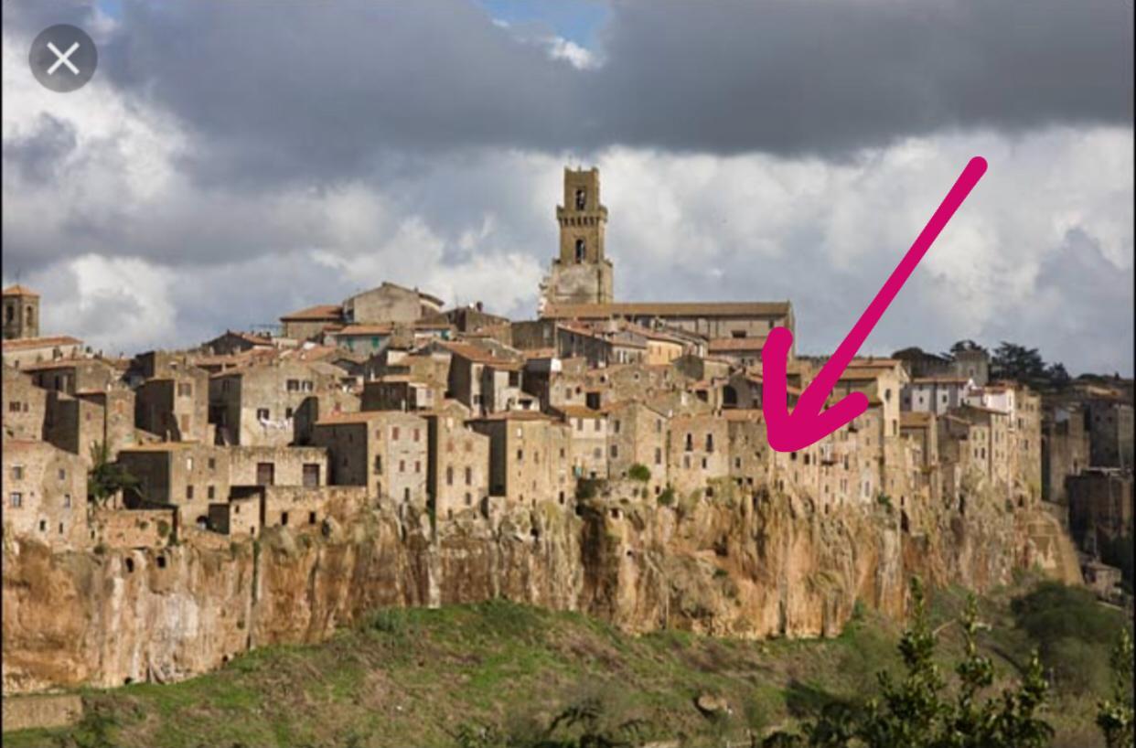 Casa Zona Medievale Pitigliano Leilighet Eksteriør bilde